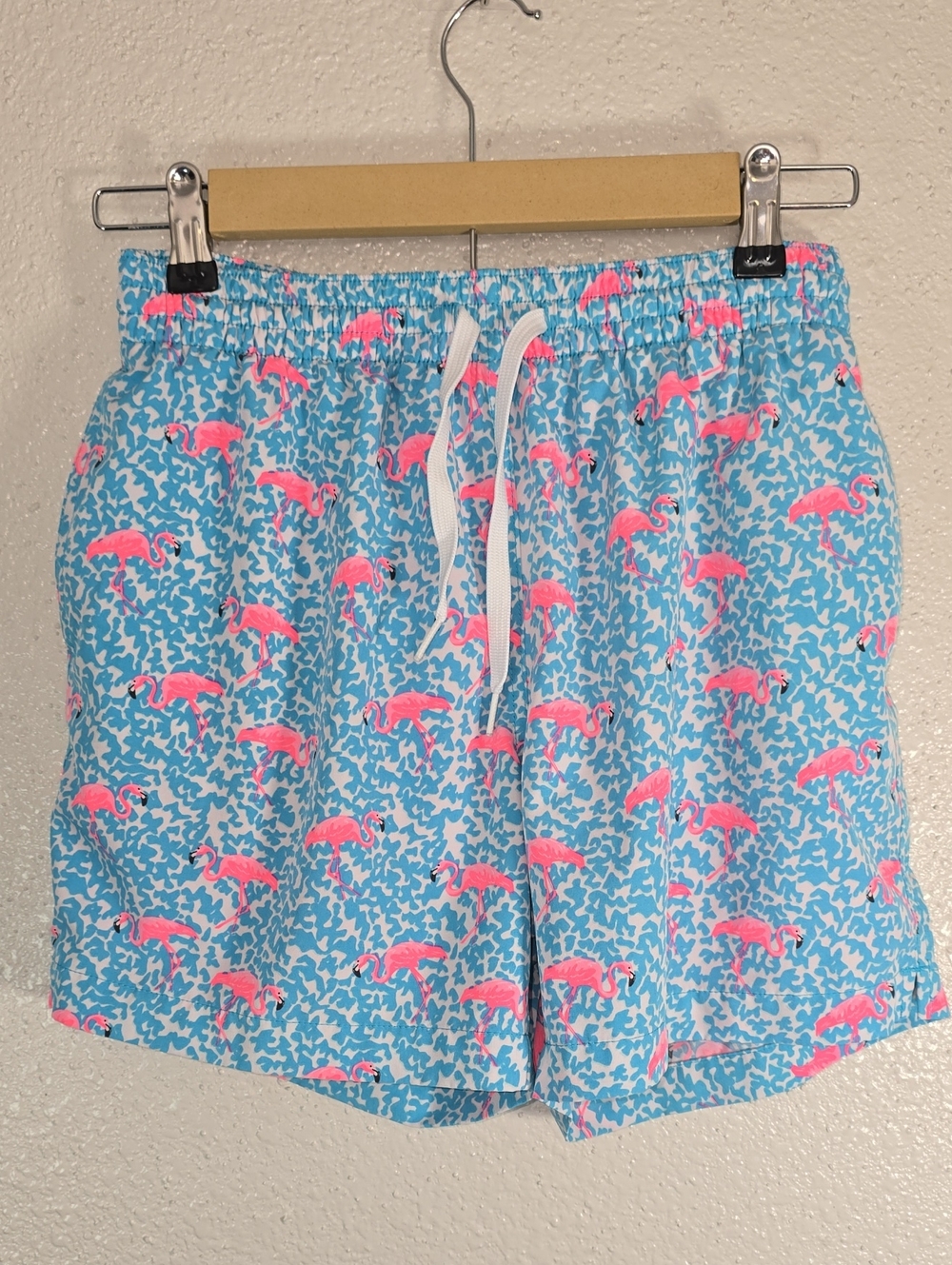 Chubbies Men's Blue Flamingo Print Swim Shorts